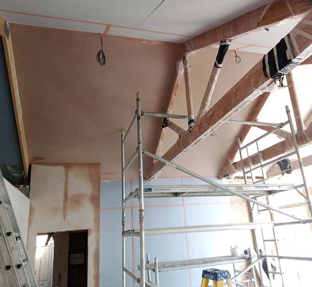 Multi-trade Property Improvements Dumbarton Based Business: Plastering a property