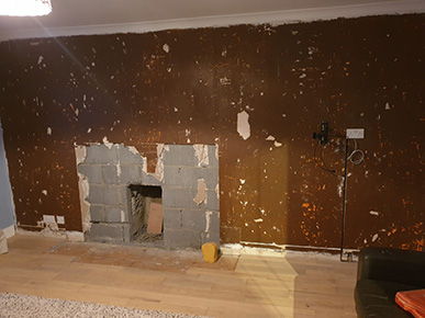 Plastering A Fireplace
