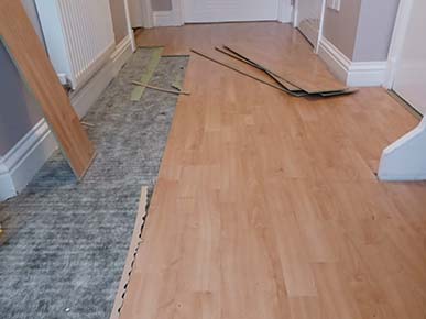 Laminate Flooring Project in Dumbarton