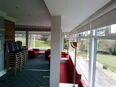 Plastering Ceiling Project at Helensburgh GC