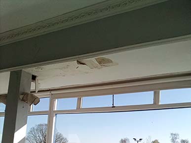 Plastering Ceiling Project at Helensburgh GC